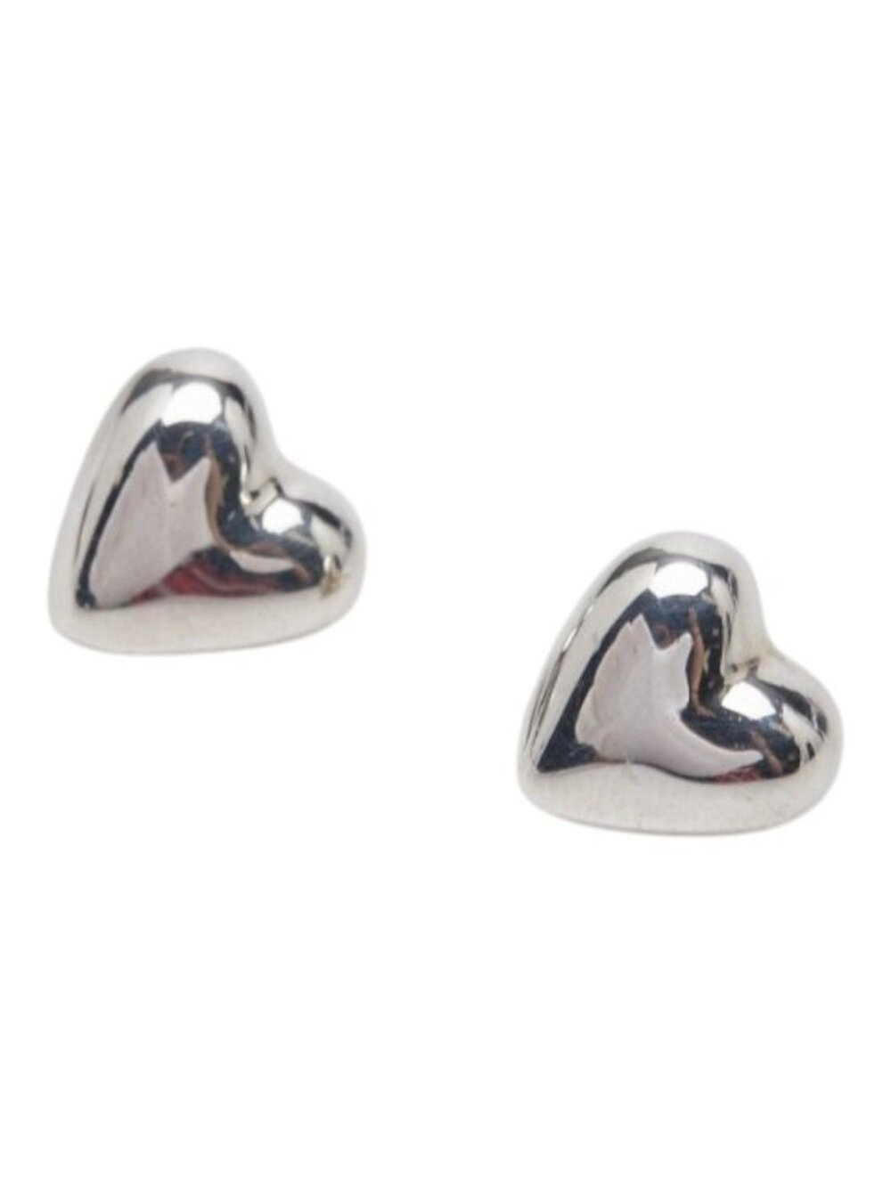 Tiffany & Co Heart Earrings Silver